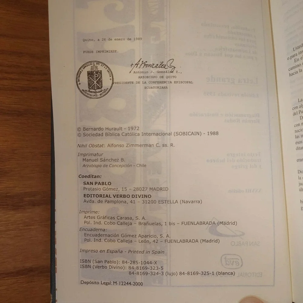 La Biblia - Letra Grande, Latin American Bible in Spanish, Hardcover